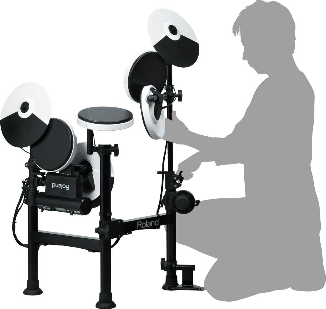 Bộ trống điện tử Roland TD-4KP thiết kế vô cùng gọn nhẹ