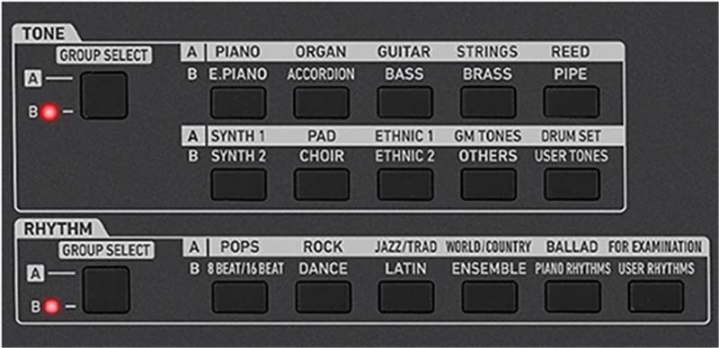 Casio CT-X3000 có Giao diện điều khiển thân thiện 