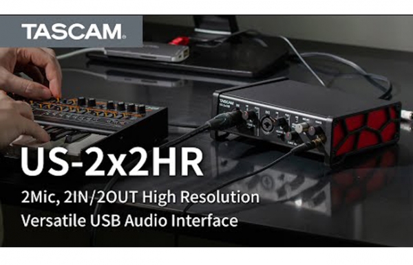 Soundcard Tascam US-2X2HR