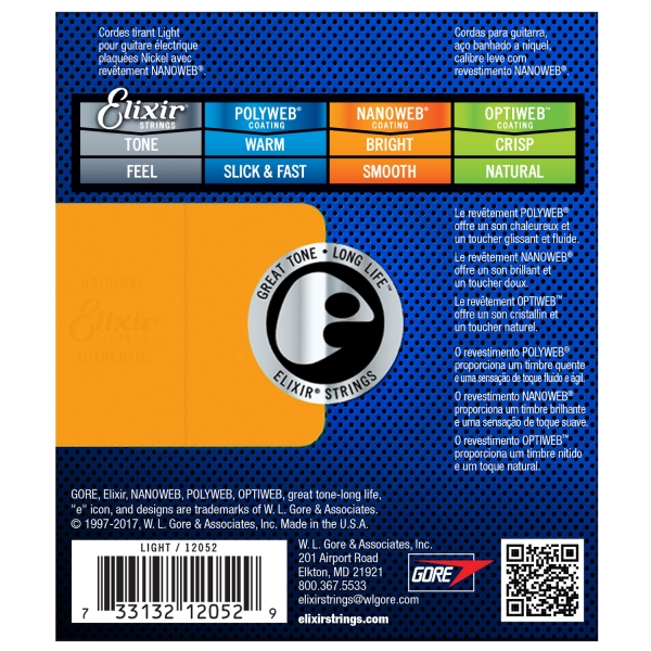 Dây đàn guitar điện Elixir 12052